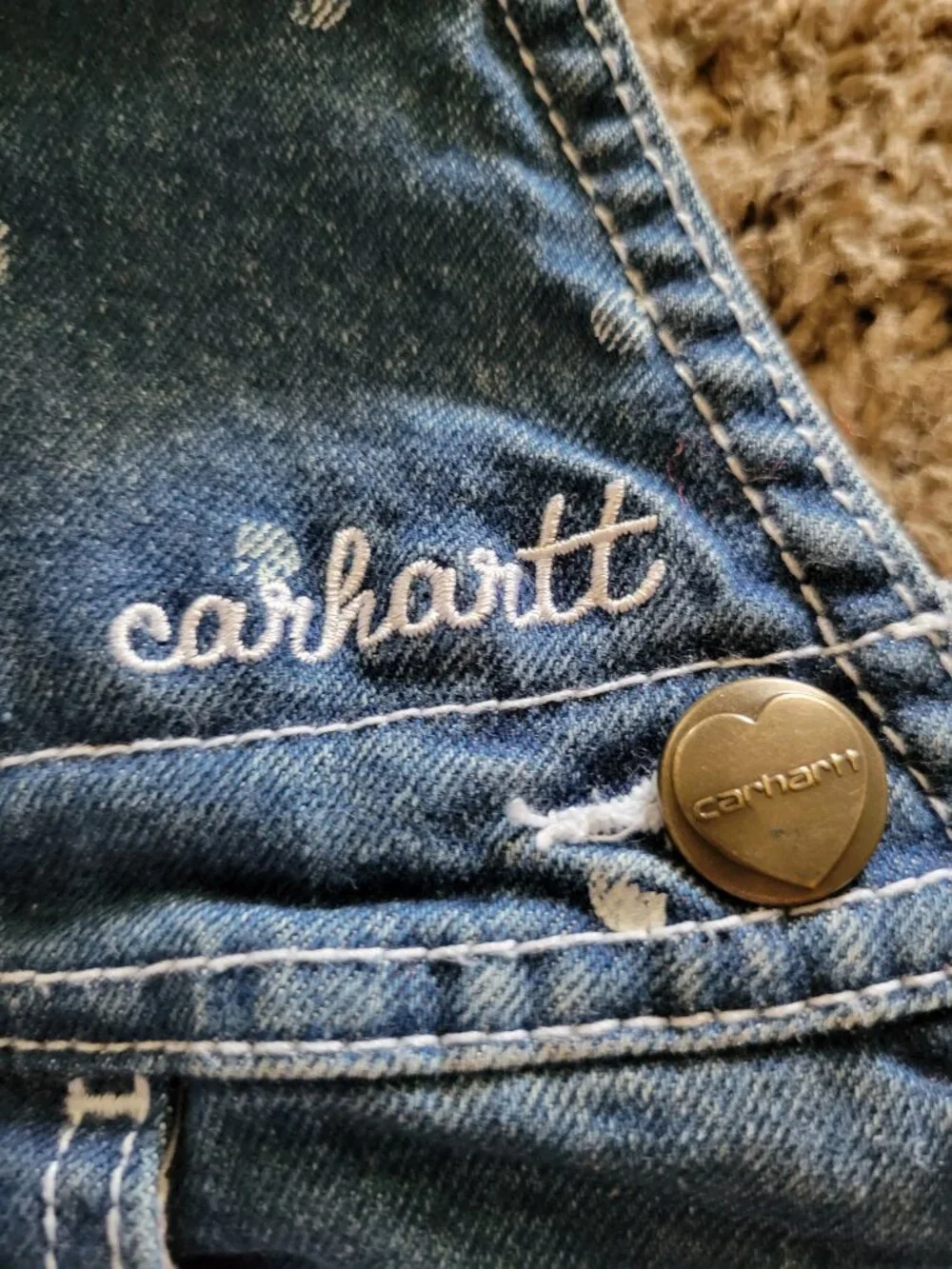 Carhartt Girls Denim Overalls